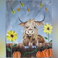 fall highland cow - 1