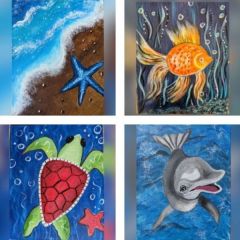 WATER CREATURE PAINTINGS