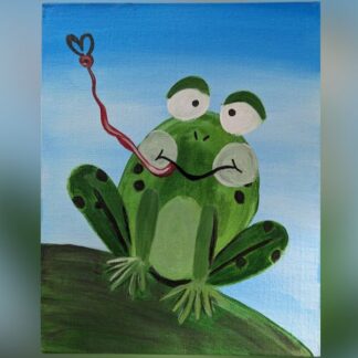 Kids Paint Class, Age 7+</br> "Freddie the Frog"</br>Sat Nov 2</br>11:00am - 12:00pm