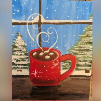 Kids Paint Class, Age 7+</br>"Hot Chocolate"</br>Fri Nov 22</br>4:00pm - 5:00pm