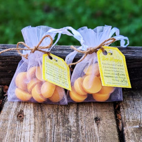 "Bee Happy" Pure Beeswax Drops - Image 2