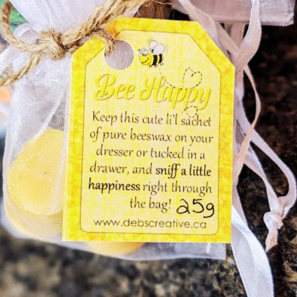 "Bee Happy" Pure Beeswax Drops - Image 3